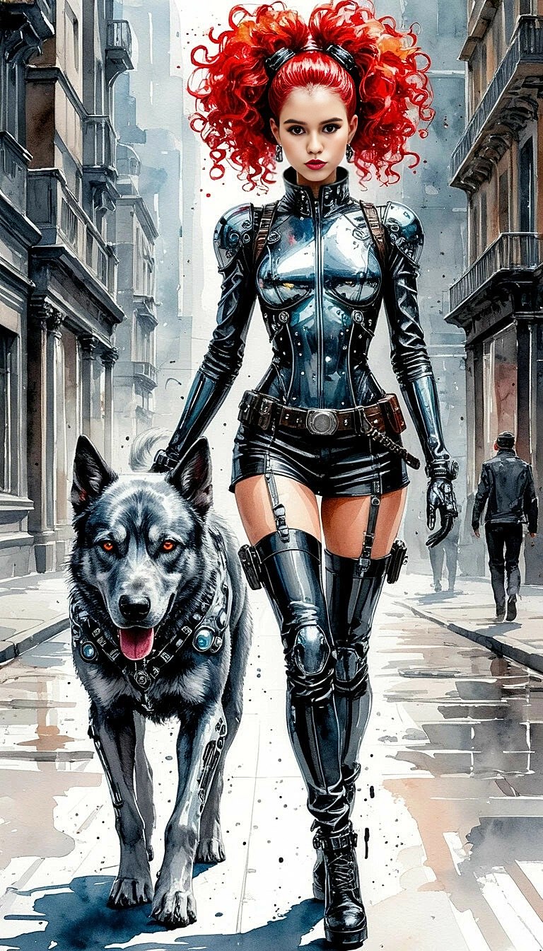    GNN - KREA. -   Steampunk + Cyberpunk