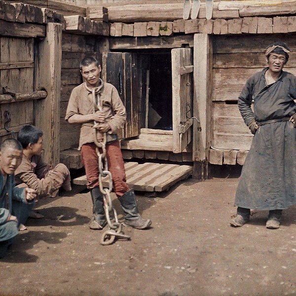 Монголия на снимках французского фотографа Стефана Пассе, автохромы, 1910-е - 3