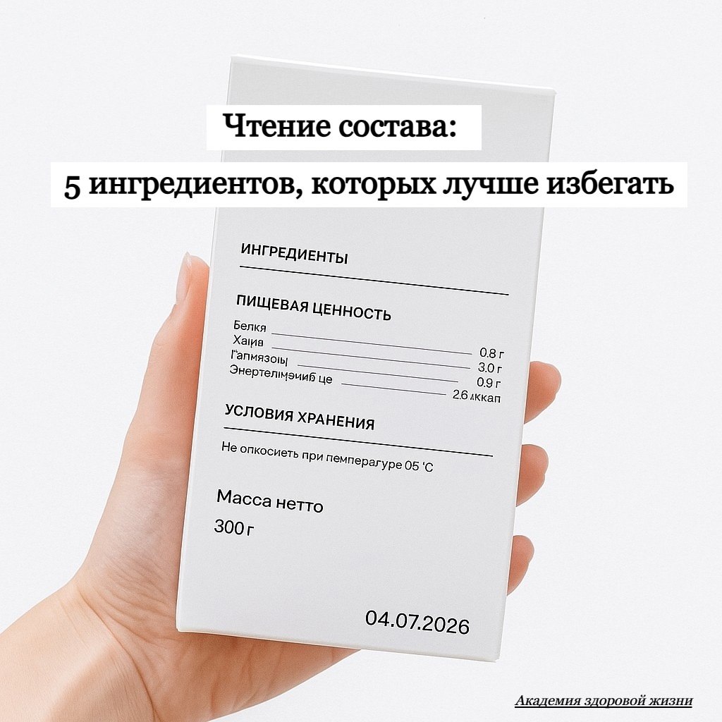 ПП — это не только “гречка и курица”. Это ещё и умение читать этикетки. А упаковки любят ...