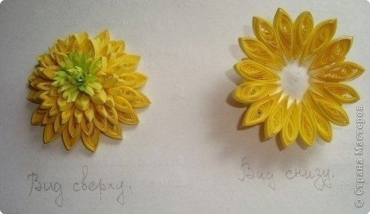 Цветочки в технике квиллинг - 3