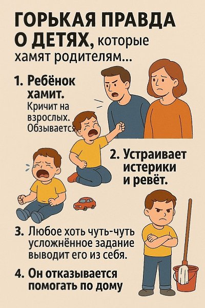 Горькая правда о детях, которые хамят родителям... То, что я сейчас скажу, может вам не понравиться. ...