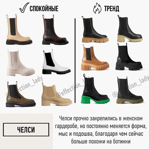 Чек-лист по обуви. Традиционно не стала делать в формате устарело и модно, просто разделила на ... - 3