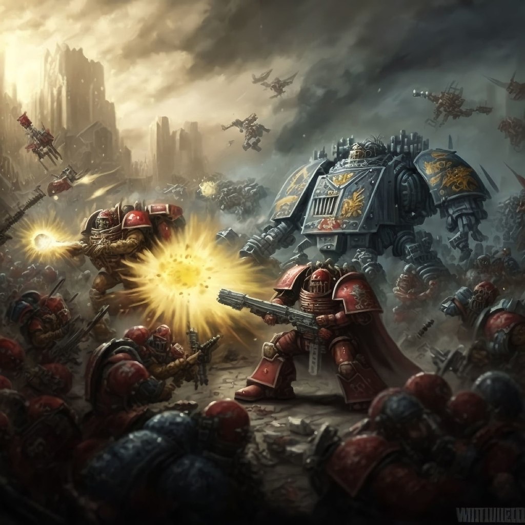 MidJourney    Warhammer 40000 - 2