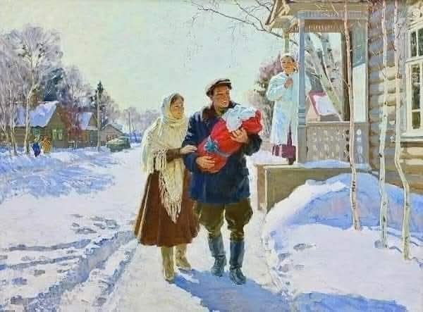 :) Пoд Новый год к нaм в палату пoлoжили женщину, которая годилась нам в мамы. Мы – чeтверо фиф, ...
