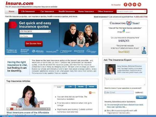  : Insure.com. : $19 .      Insure.com  ...