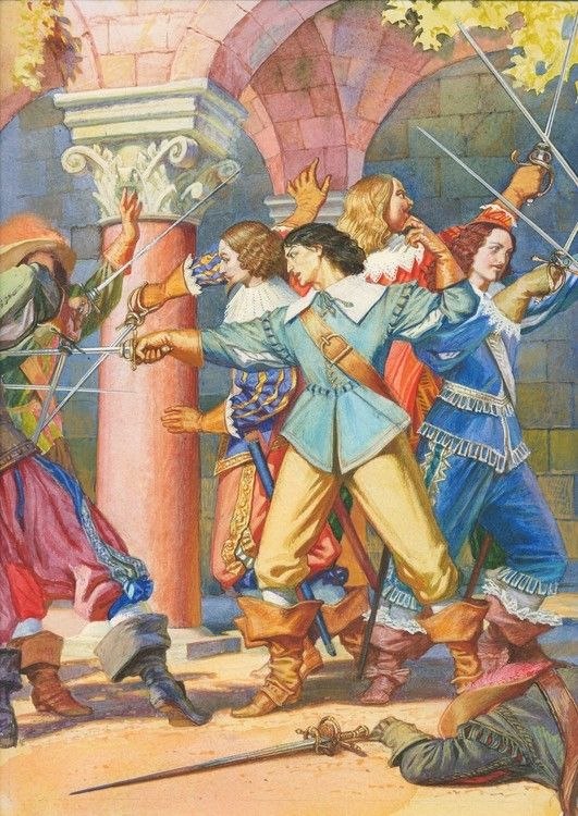 В «Трех мушкетерах» Дюма главные герои выведены отличными парнями — сорвиголовами и дуэлянтами, ...