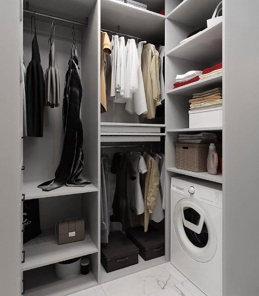 Проект квартиры площадью 33,4 кв.м предназначен для молодой девушки. - 4