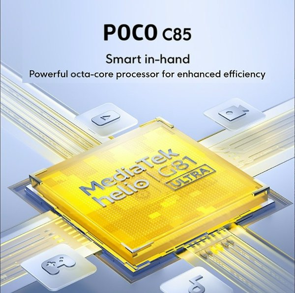 ����� ������! �� ��������! POCO C85 NFC 50MP ������ 6.9'' ����� Helio G81-Ultra ��������� 33W ... - 3