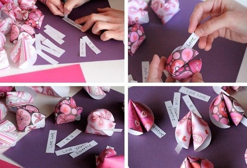 Валентинки с предсказаниями.