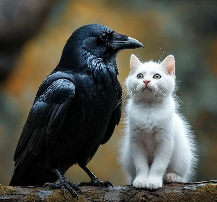 :) Ворона и кот cидели на cкамейке. — Голодный? — cпроcила ворона. — Да, нет, я наелcя вон в той ...