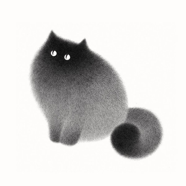 Котейки иллюстратора Камвея Фонга из Малайзии.#awd_illustration - 9