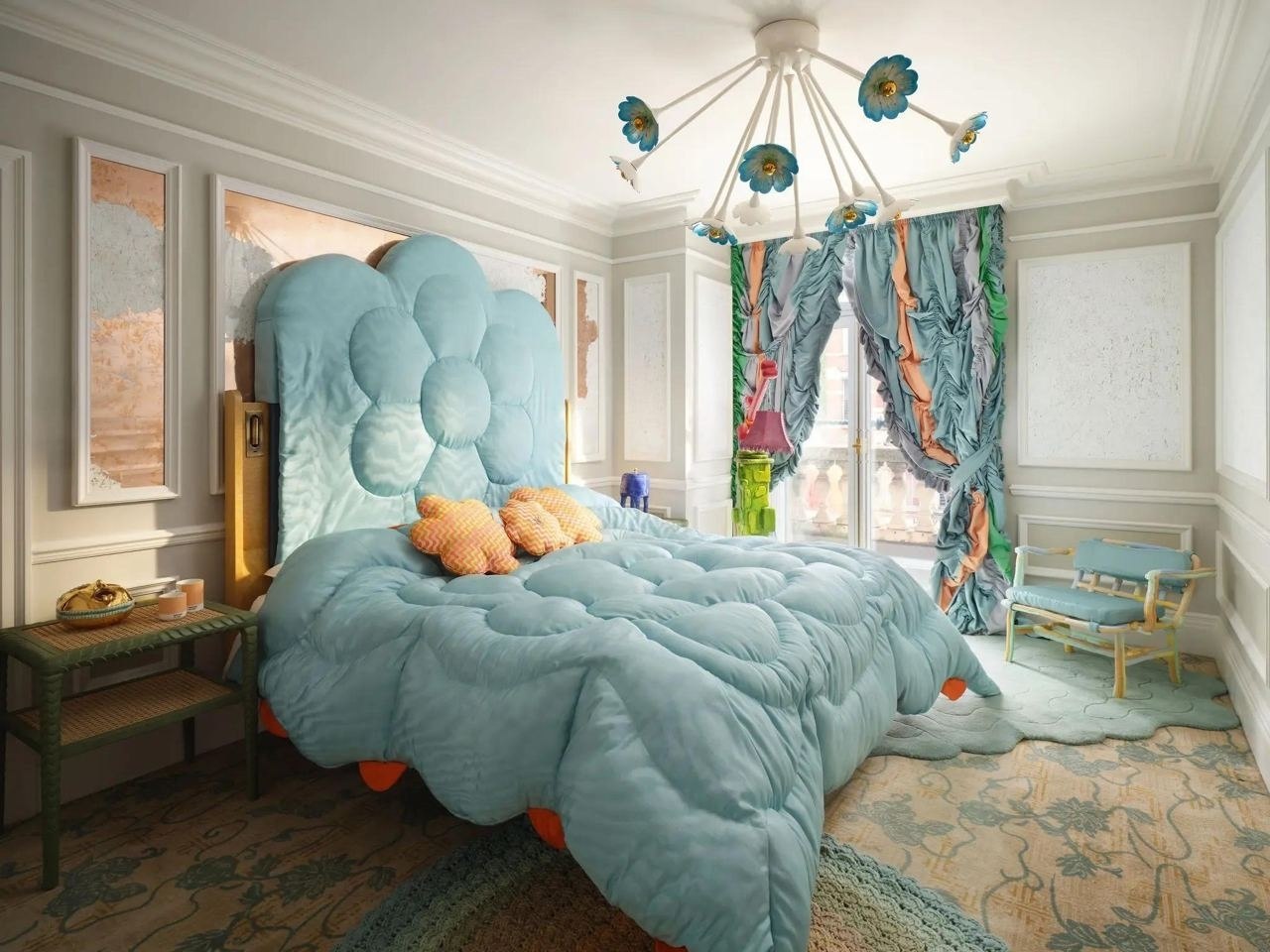 Море волнуется: люкс Pantone Celadon Suite в Лондоне.Студия Uchronia совместно с институтом цвета ... - 3