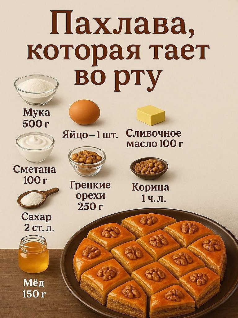 Ингредиенты. • Мука — 500 г • Сметана — 100 г • Молоко — 100 мл • Яйцо — 1 шт • Сливочное масло — ...