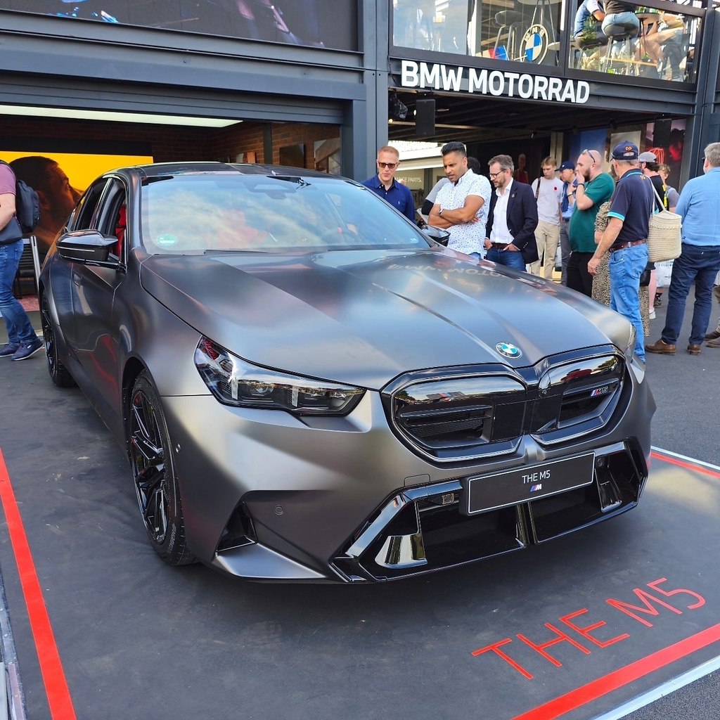 #BMW #M5 (#G90)  #GoodwoodFestivalOfSpeed. - Frozen Deep Grey (P7X) - Red/ Black ...