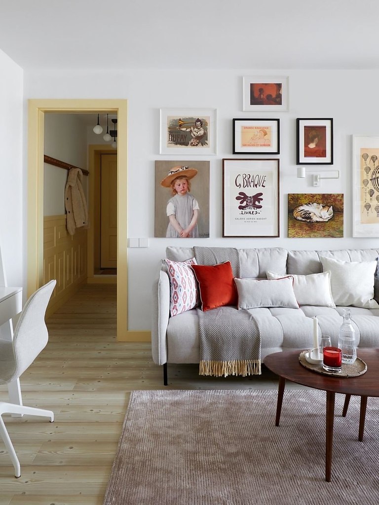 Домашняя галерея: как правильно развесить картины.Хотите, чтобы стена с картинами стала центром ... - 3