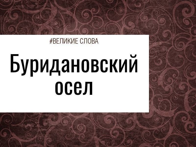 Французский философ Жан Буридан, который жил в четырнадцатом веке до нашей эры однажды предложил ...