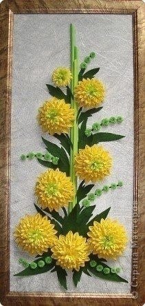 Цветочки в технике квиллинг - 7