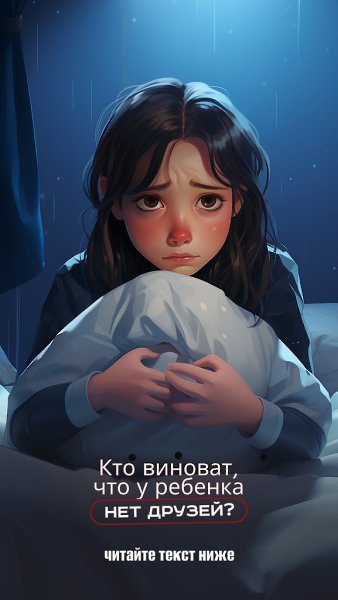Вы уверены, что у вашего ребёнка есть друзья? Он приходит из школы и вы спрашиваете: с кем ты ...