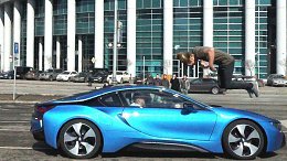 Сальто Через BMW i8. Константин Хабенскии. Саркисов и Юркис