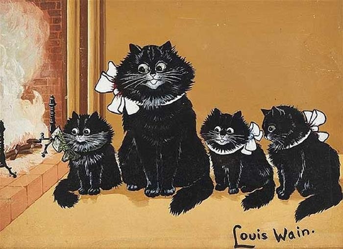 ДЕНЬ ПАМЯТИ Луис Уильям Уэйн (англ. Louis William Wain; 5 августа 1860, Лондон — 4 июля 1939, ...