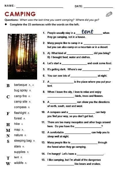 EnglishVocbularyWorksheets - 6