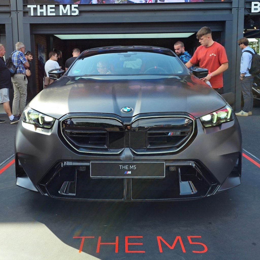 #BMW #M5 (#G90)  #GoodwoodFestivalOfSpeed. - Frozen Deep Grey (P7X) - Red/ Black ... - 3