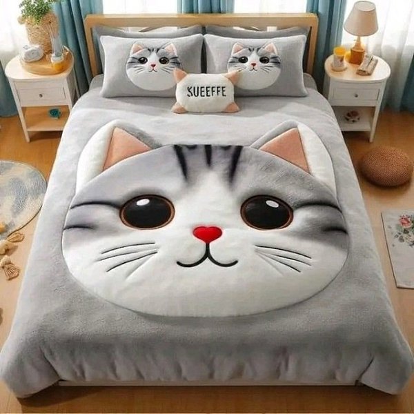 Недорогое пушистое постельное белье.Нашла в этом канале - https://vk.cc/cLwk1k - 3