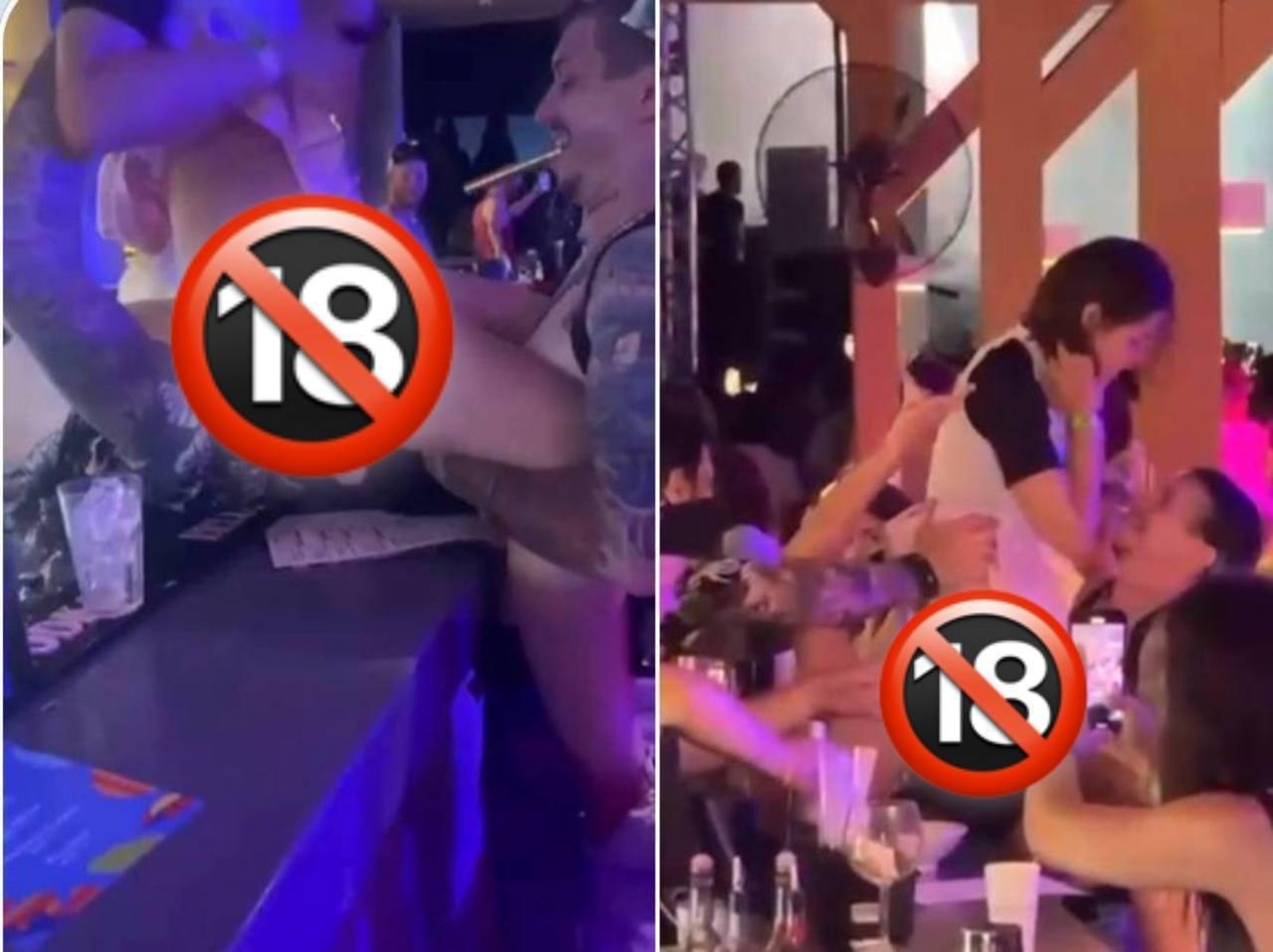 В одном из ночных клубов Адлера разгорелась такая тусовка, что даже охрана охренела. Прямо на барной ...