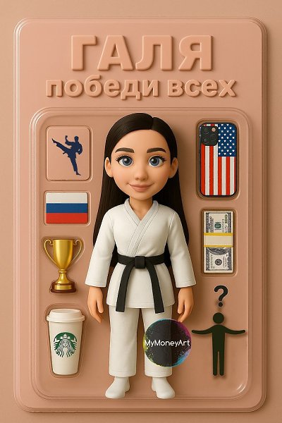 Лучший подарок для семьи — это эмоции! Портрет вашего дитя в стиле мультяшной куклы станет ...