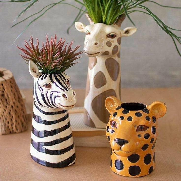 Кашпо в виде зверей — необычный акцент в интерьере и идеальный повод для творчества! Сделать такие ... - 3