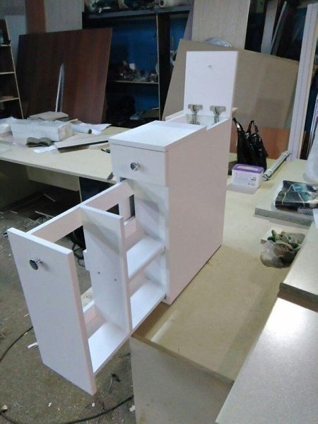 Вот какой удобный шкафчик для ванной комнаты можно сделать самим - 3