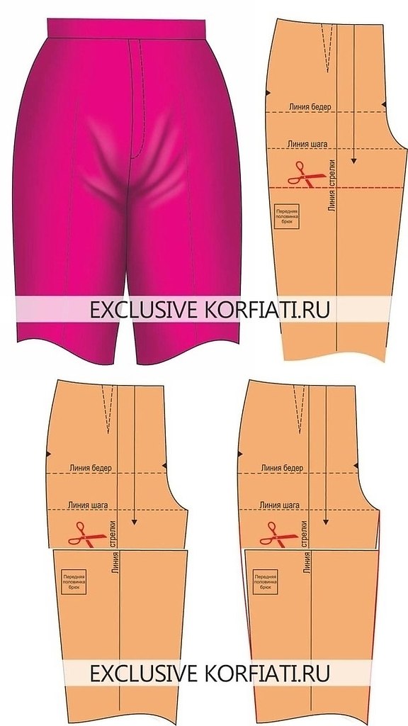 Дефекты посадки брюк - подробно. Полные бедра При полных бедрах могут образовываться горизонтальные ... - 3