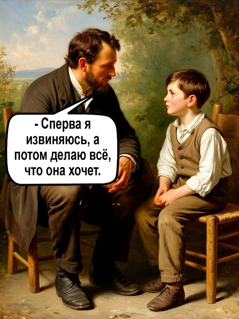 Вот что значит мудрый папа!) - 2