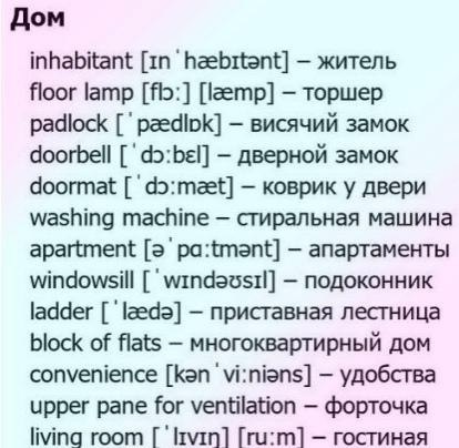 Пвседневная леcикa,рздеенная пo тем.Забиaй cебенcтену - 2