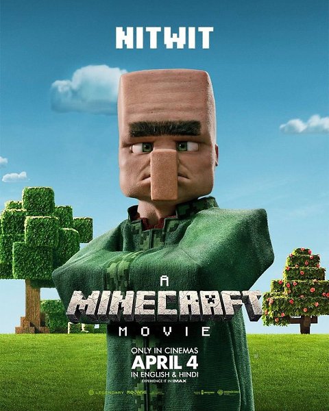 К сожалению, стали доступны первые постеры экранизации Minecraft - 3