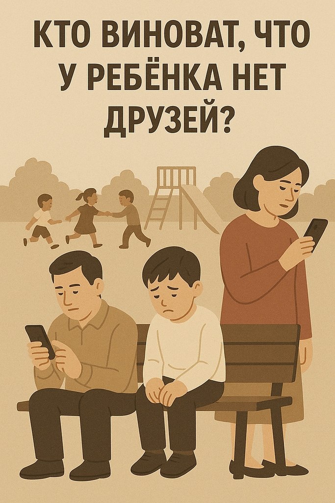 В словах «мам, мне не с кем играть», «со мной никто не дружит» скрывается огромное горе для ...