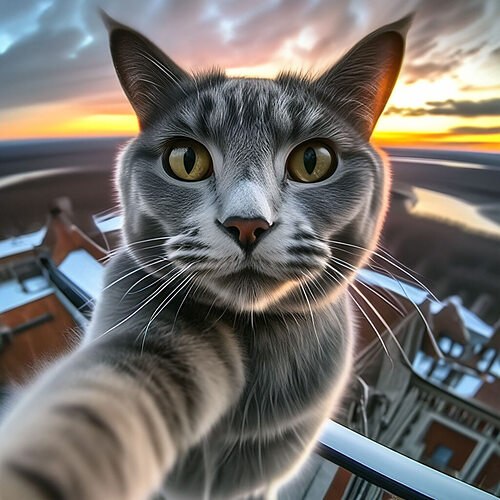 *для тех, кто не спит*.Мой кот не стал ждать, когда я его найду, куплю или подберу. Он появился сам ...