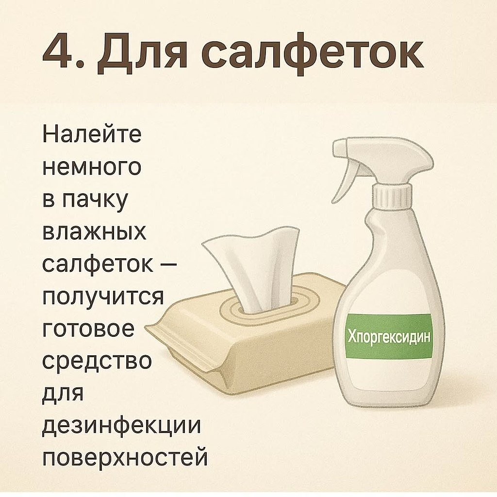 Coхраните эту шпаргалку! Хлоргексидин — копеечное средство из аптеки, которое в быту заменяет ... - 5