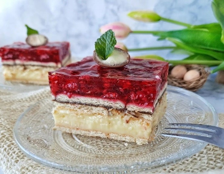 МАЛИНОВАЯ ЛЕДИ. Вкусный торт без выпечки. Безумно вкусно. Идеально подходит для пасхально-весеннего ...