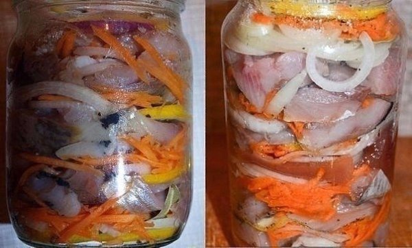 Селёдка по-голландски .Возьмите на вооружение рецепт селёдки по-голландски. Такие банки опустошаются ...