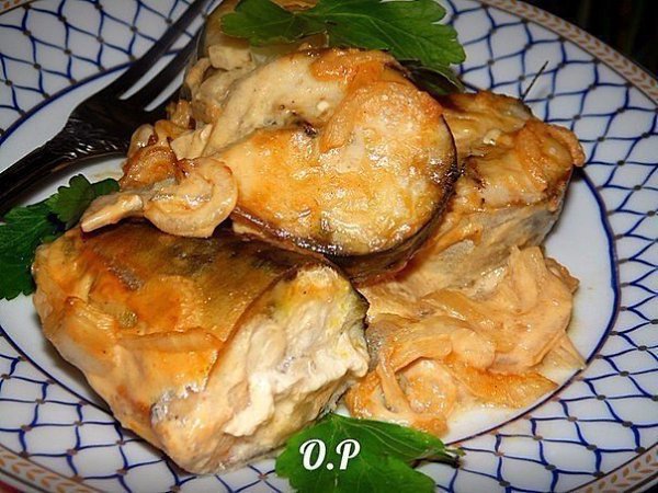 Скумбрия в горчичном соусе .Я очень люблю скумбрию и готовлю её по разным рецептам. В этот раз ...