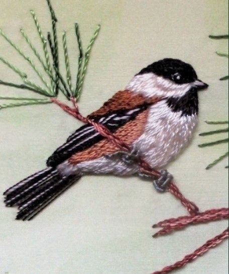 Вышитые птицы в объеме. Восхищаемся и создаем своих птичек - 8