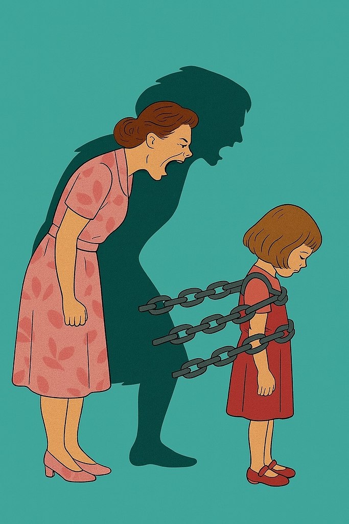 У мамы сдали нервы. Один раз попросила. Второй раз попросила. Третий, четвёртый, пятый… На ...